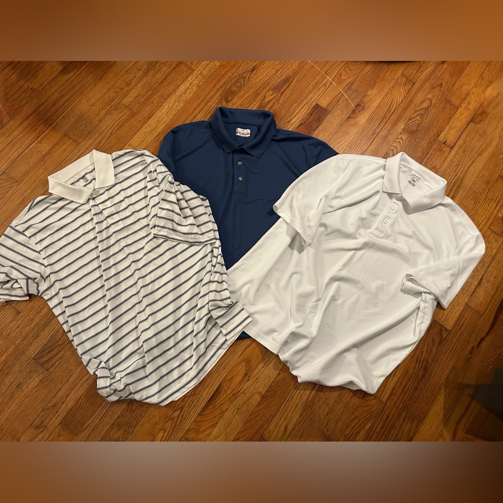 3 collared shirts. XXL In good condition.